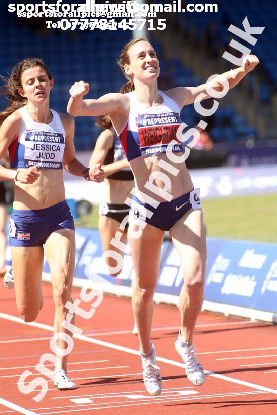 Womens 1500 metres, British World Championship Team Trials, Alexander Stadium, Birmingham
